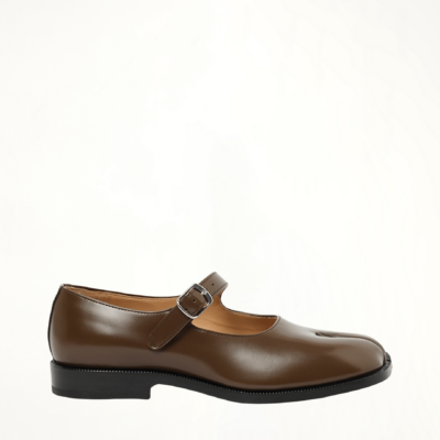 MARAIS Tabi Mary Jane in Wood - Image 1