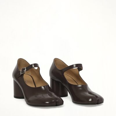 MARAIS Tabi Mary Jane 6cm Heel in Moka - Image 2