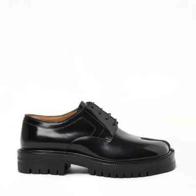 MARAIS Tabi Lace-Ups Chunky Sole in Black - Image 1