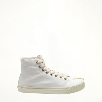 MARAIS Tabi High Sneaker in White - Image 1