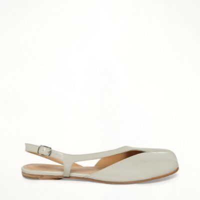 MARAIS Tabi Flat Slingback in Alabaster — WHITE - Image 1