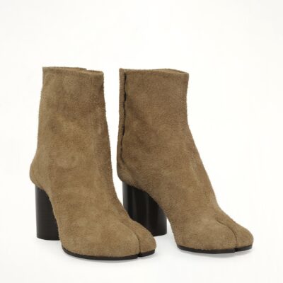 MARAIS Tabi Ankle Boots 8cm in Corn Brown - Image 2