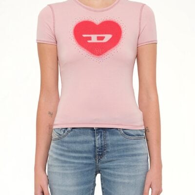 MARAIS T-UNCUTIES-LONG-S5 T-Shirt in Pink - Image 1