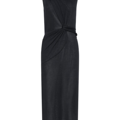 Manning Cartell Twisted Knit Dress — BLACK - Image 1