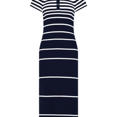 Manning Cartell Sea & Shore Knit Polo Dress — NAVY/WHITE - Image 1