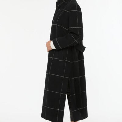 Manning Cartell Windowpane Check Coat — BLACK CHECK - Image 2