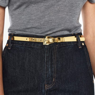 Manning Cartell Angular Belt — GOLD - Image 1