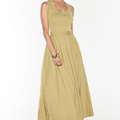 Manning Cartell Go Figure Knit Tank — KHAKI GOLD - Image 1