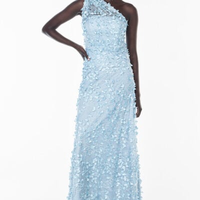 Manning Cartell Enchantment One Shoulder Dress — DOVE BLUE - Image 1