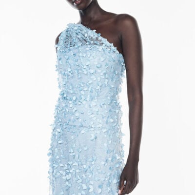 Manning Cartell Enchantment One Shoulder Dress — DOVE BLUE - Image 2