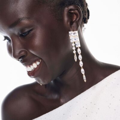 Manning Cartell Diamante Earrings — GOLD - Image 1