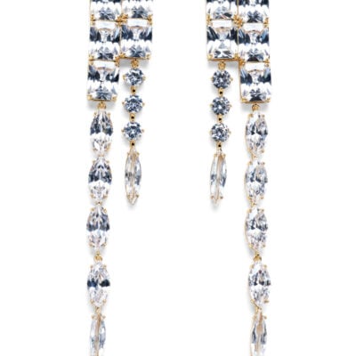 Manning Cartell Diamante Earrings — GOLD - Image 2