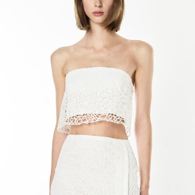 Manning Cartell Kissing You Crop Top — WHITE - Image 1