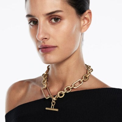 Manning Cartell Fob Chain Necklace — BRASS - Image 1