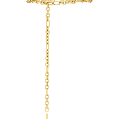 Manning Cartell Gold Tone Chain Belt - Image 1
