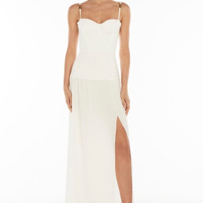 Manning Cartell Double Time Pleat Dress — WHITE - Image 1