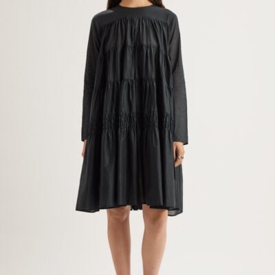 Merlette NYC Soliman Midi Dress in Black - Image 1
