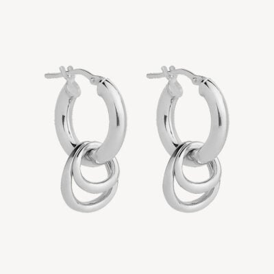 NAJO Whisper Hoop Earring — Sterling Silver - Image 1