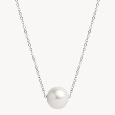 NAJO Whirlpool Pearl Necklace — Sterling Silver - Image 1