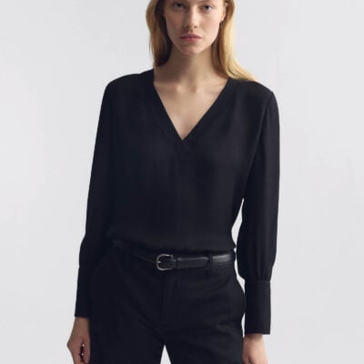 Nili Lotan MARIPOSA SILK BLOUSE — StyleFabric-1 - Image 2