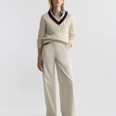 Nili Lotan REED COTTON PANT — StyleFabric-3 - Image 2