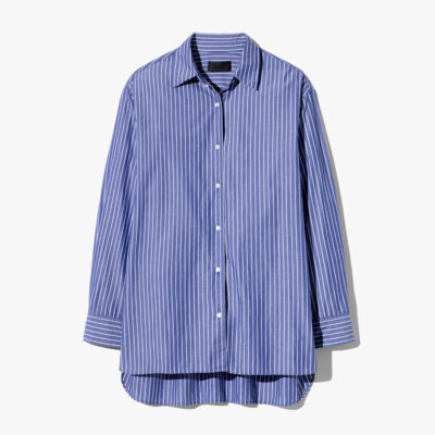 Nili Lotan YORKE STRIPED COTTON SHIRT — StyleFabric-1 - Image 1