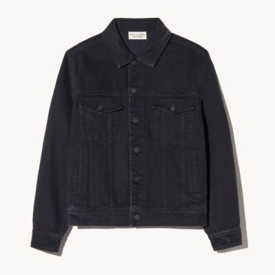 Nili Lotan ZANE DENIM JACKET — JET BLACK - Image 1