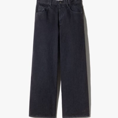Nili Lotan TERESE DENIM PANT — CARBON - Image 1
