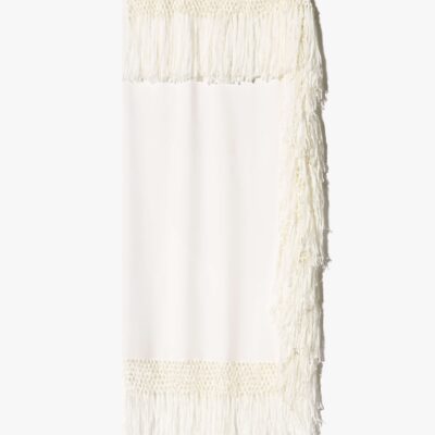 Nili Lotan SQUARE SILK SCARF — BLACK - Image 2