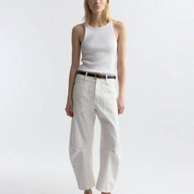 Nili Lotan SHON HERRINGBONE PANT — VINTAGE CREAM - Image 2