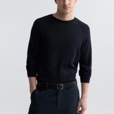 Nili Lotan REGGIE SWEATER — DARK NAVY - Image 2