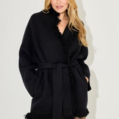 Odd Muse Wool Fringe Cardigan — XS-S - Image 2