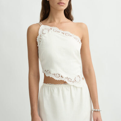 Posse DARYA ONE SHOULDER TOP — XXS - Image 1