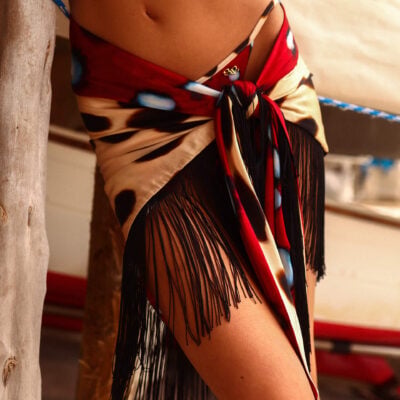 Rat & Boa Rheta Fringe Scarf - Image 1