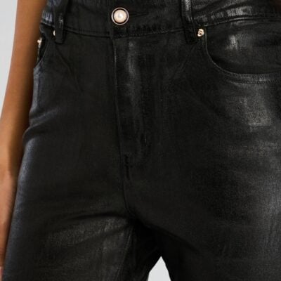 Retrofete Yara Pant — Liquid Black - Image 2