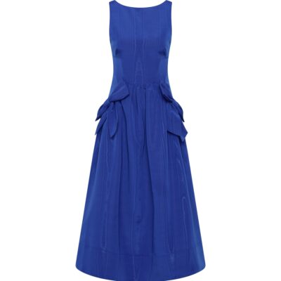 Rebecca Vallance Teles Bow Midi Dress — 4 - Image 1
