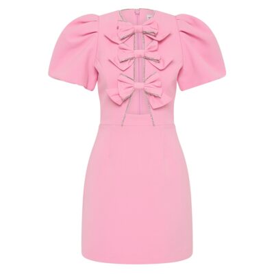 Rebecca Vallance Precious Bow Mini Dress — 4 - Image 1