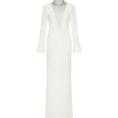Rebecca Vallance Melva Long Sleeve Gown — 4 - Image 1