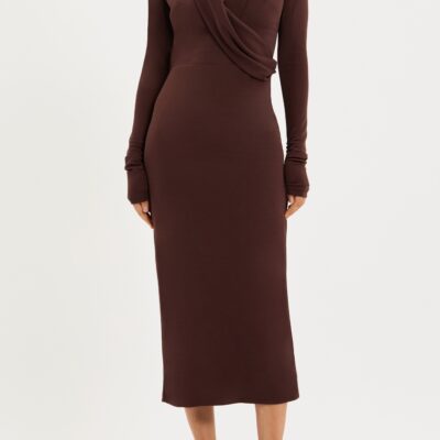 Rebecca Vallance Hazine Long Sleeve Midi Dress — 4 - Image 2