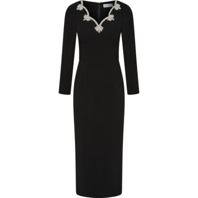 Rebecca Vallance Harlynn Long Sleeve Midi Dress — 4 - Image 1
