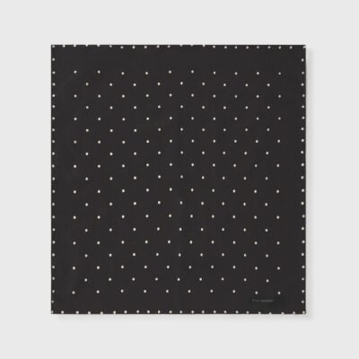 Silk Laundry Twill Scarf Small Polka Dot - Image 1