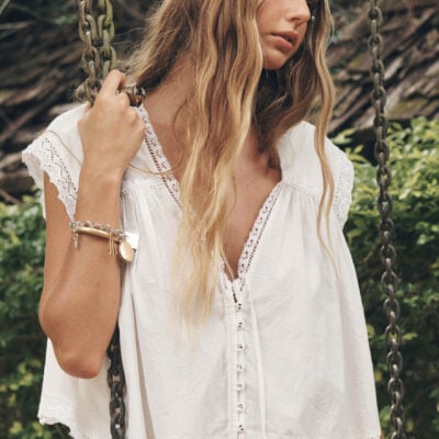 Spell Young At Heart Crop Blouse — XXS - Image 2