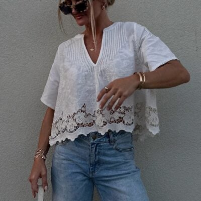 Spell Kala Short Sleeve Blouse — XXS - Image 1