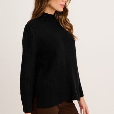 St Frock Zephyr Knit in Black — S - Image 2