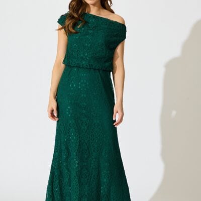 St Frock Valencia Lace Midi Dress in Emerald — 8 - Image 1