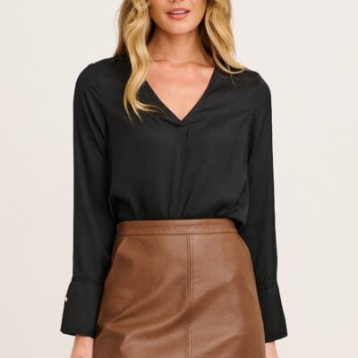 St Frock Tove Top in Black — 8 - Image 1
