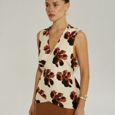 Summi Summi WRAP VEST - BUTTER FLEUR — XS - Image 2