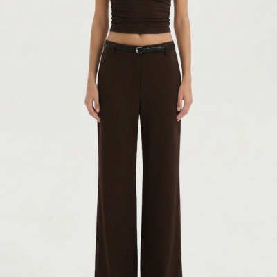 Summi Summi SUIT PANT - CHOCOLAT — XS - Image 1