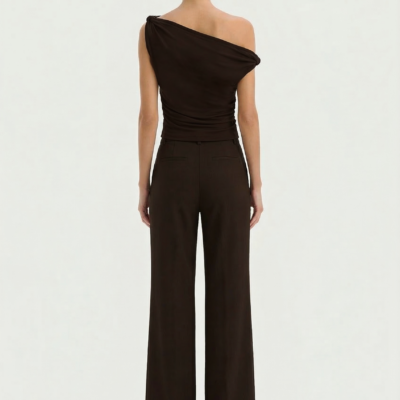 Summi Summi SUIT PANT - CHOCOLAT — XS - Image 2