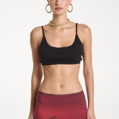 Summi Summi SPORTS CROP - BLACK — XS - Image 1